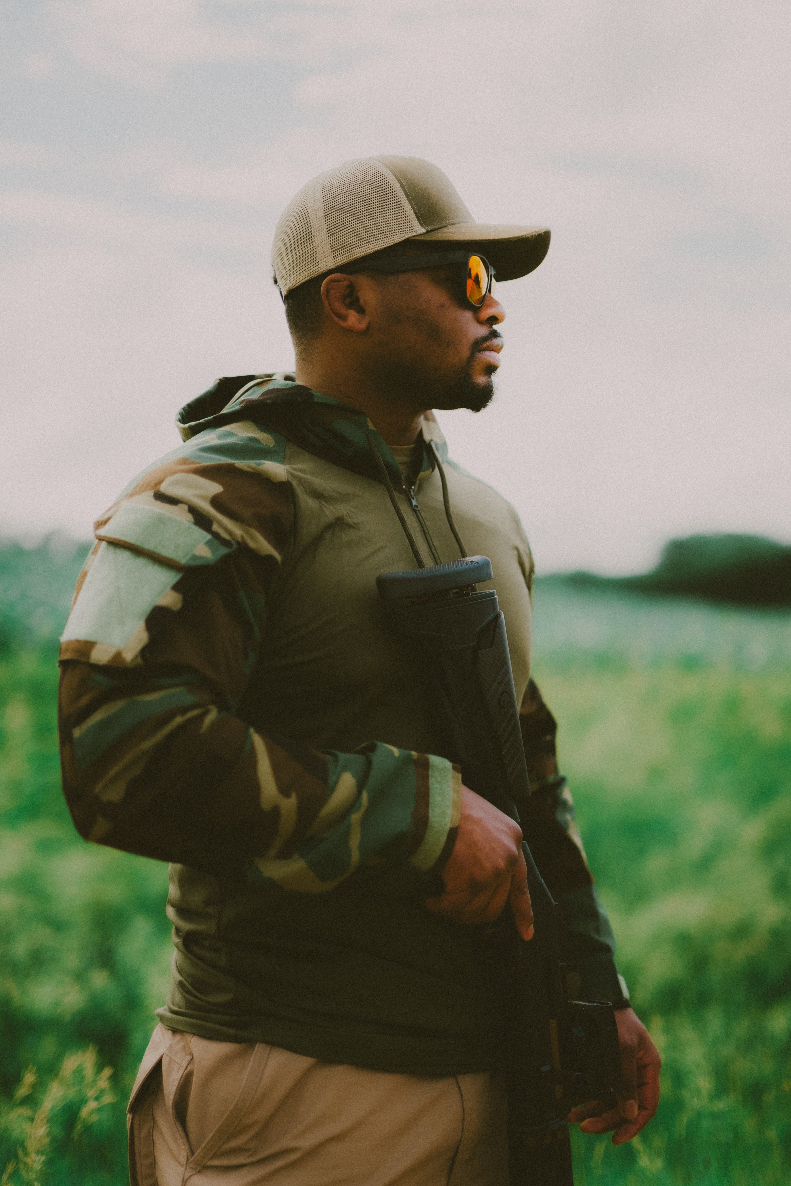 M81 Woodland Green Hooded Combat Shirt | Oscar4Fox