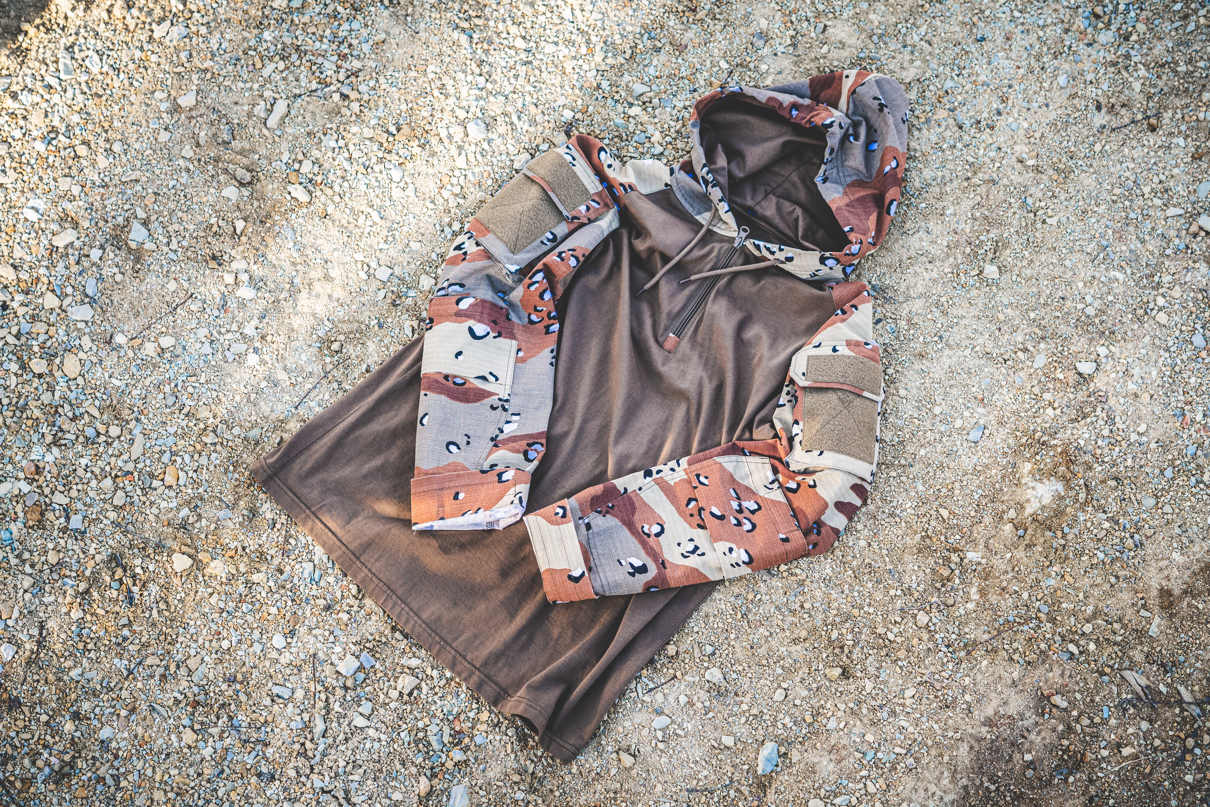 DBDU Chocolate Chip Hooded Combat Shirt | Oscar4Fox