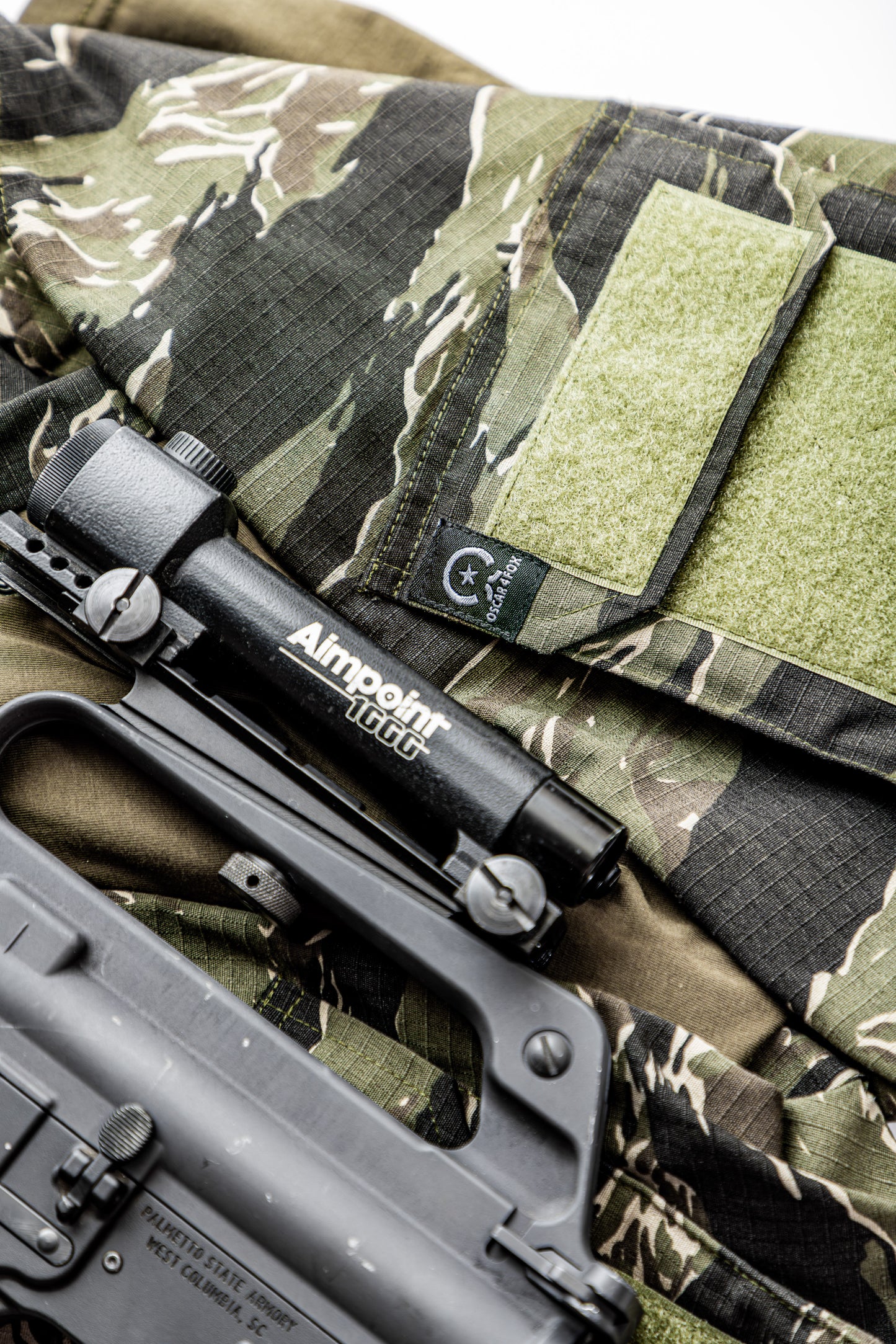 Tiger Stripe OD Hooded Combat Shirt