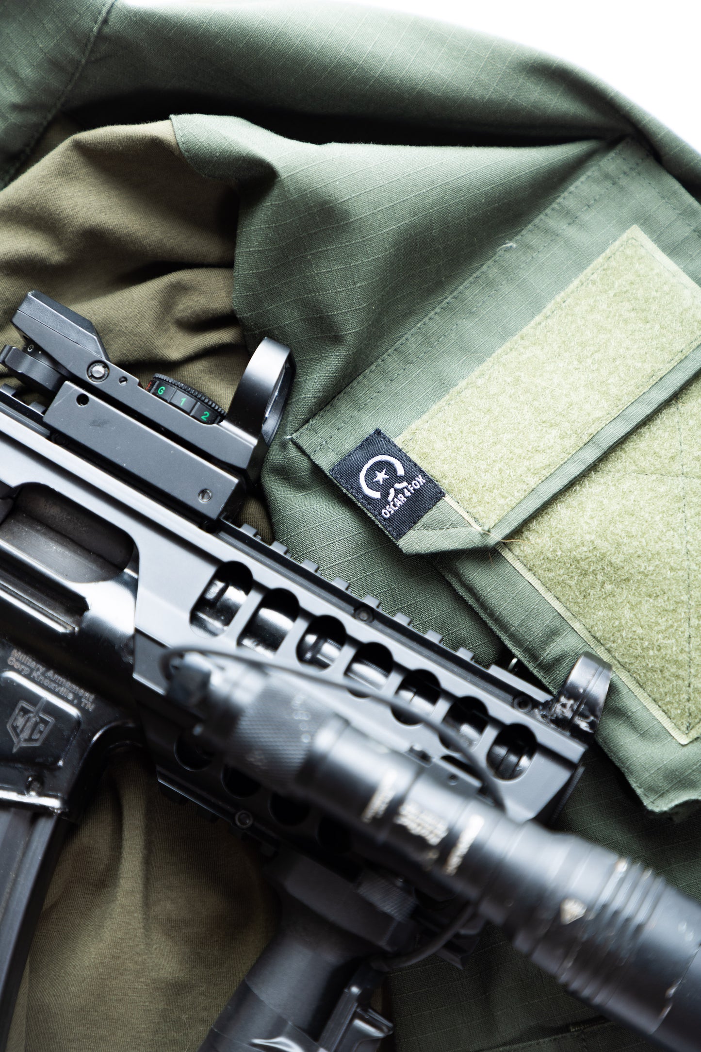 Olive Drab Green Hooded Combat Shirt