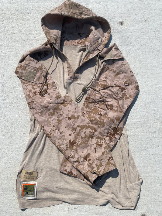 Hooded USMC Desert Frog Top