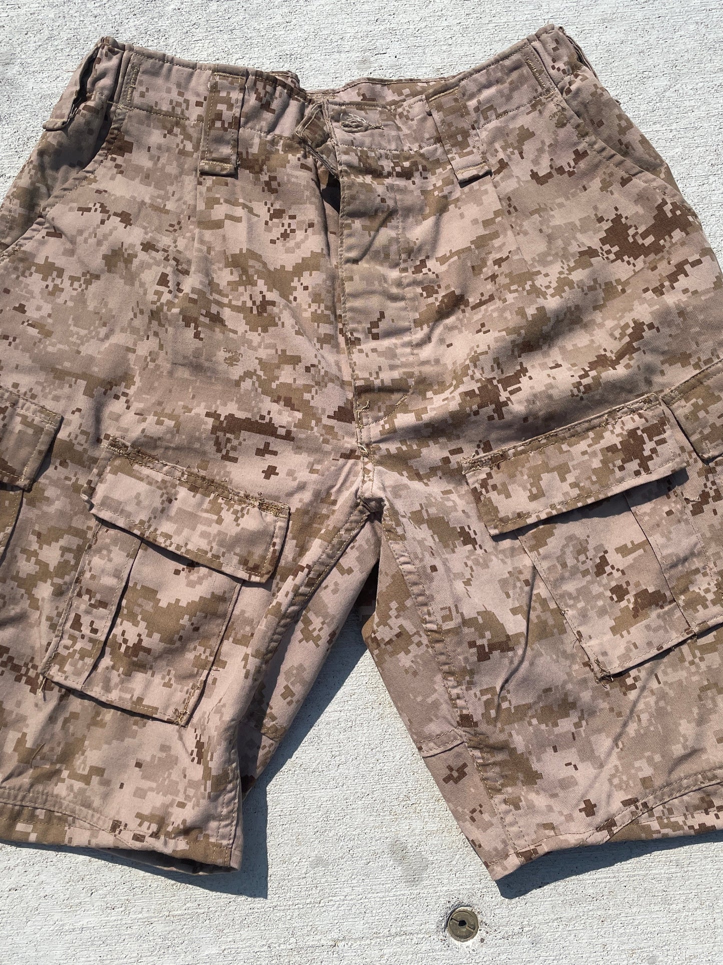 USMC Desert Frog Combat Shorts