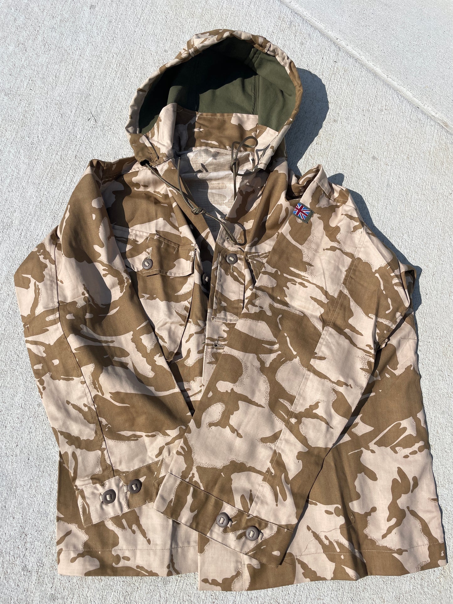 British Desert DPM field shirt with hood British Desert DPM field shirt with hood