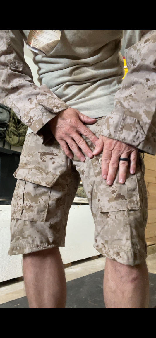 USMC Desert Frog Combat Shorts