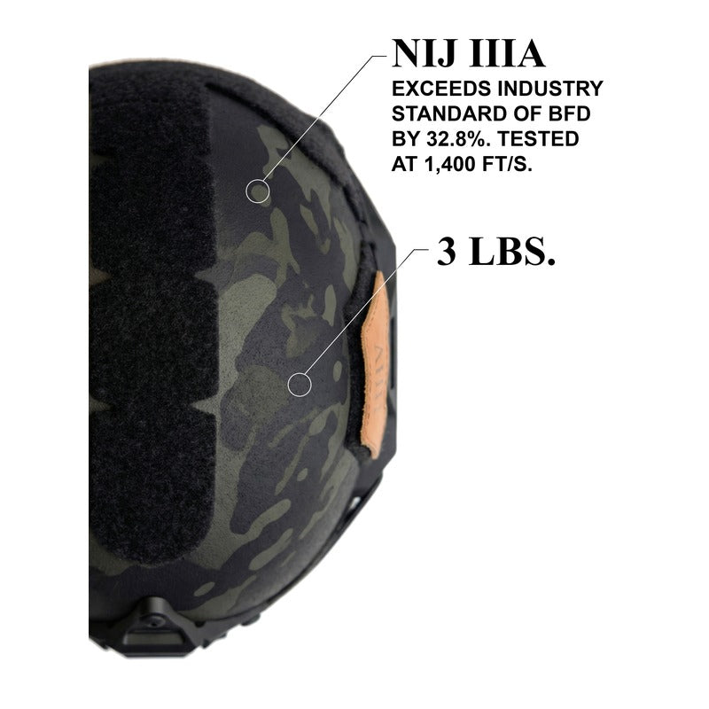 ATE® GEN2 Ballistic Helmet | NIJ IIIA High-Cut – Hard Head Veterans