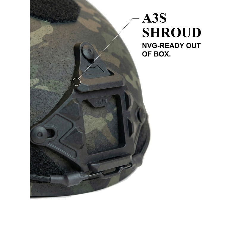 ATE® GEN2 Ballistic Helmet | NIJ IIIA High-Cut – Hard Head Veterans