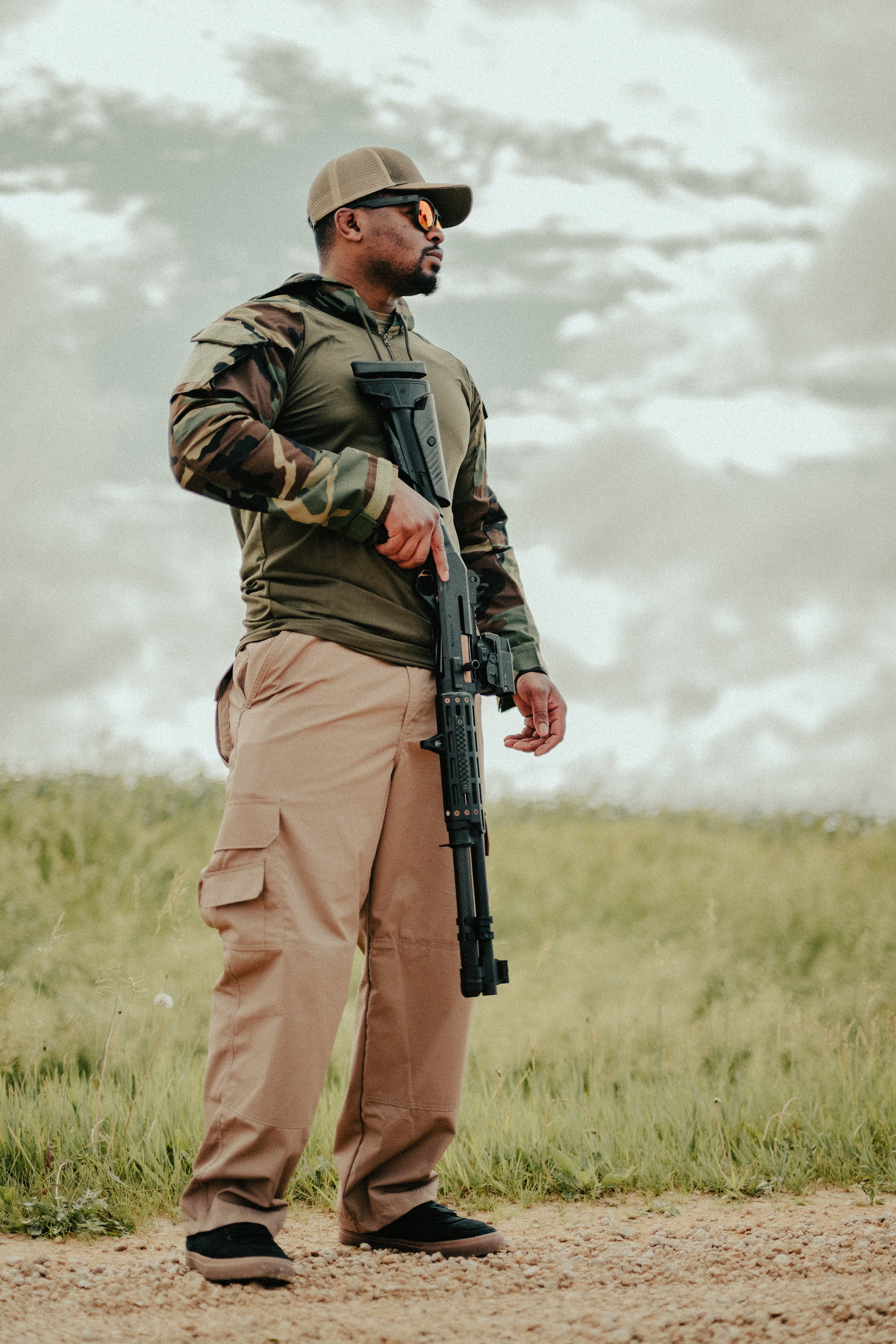 M81 Woodland Green Hooded Combat Shirt | Oscar4Fox