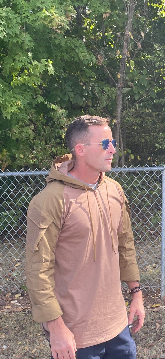 Coyote Hooded Combat Shirt